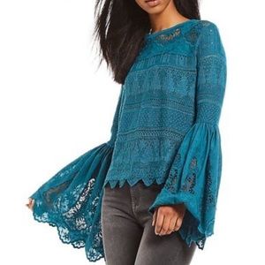 * SOLD*  Free People Lace Top